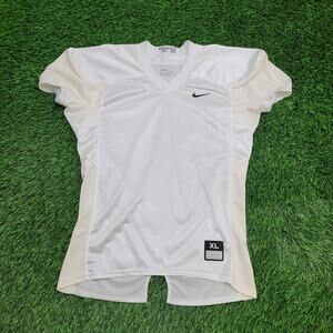 NIKE Mesh Shirt Womens Medium L/XL 19x27 White Beige